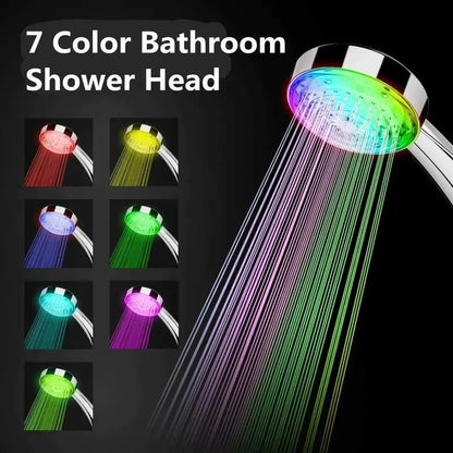 7-Color Changing LED Shower Head