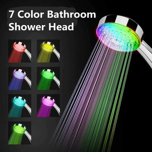 7-Color Changing LED Shower Head