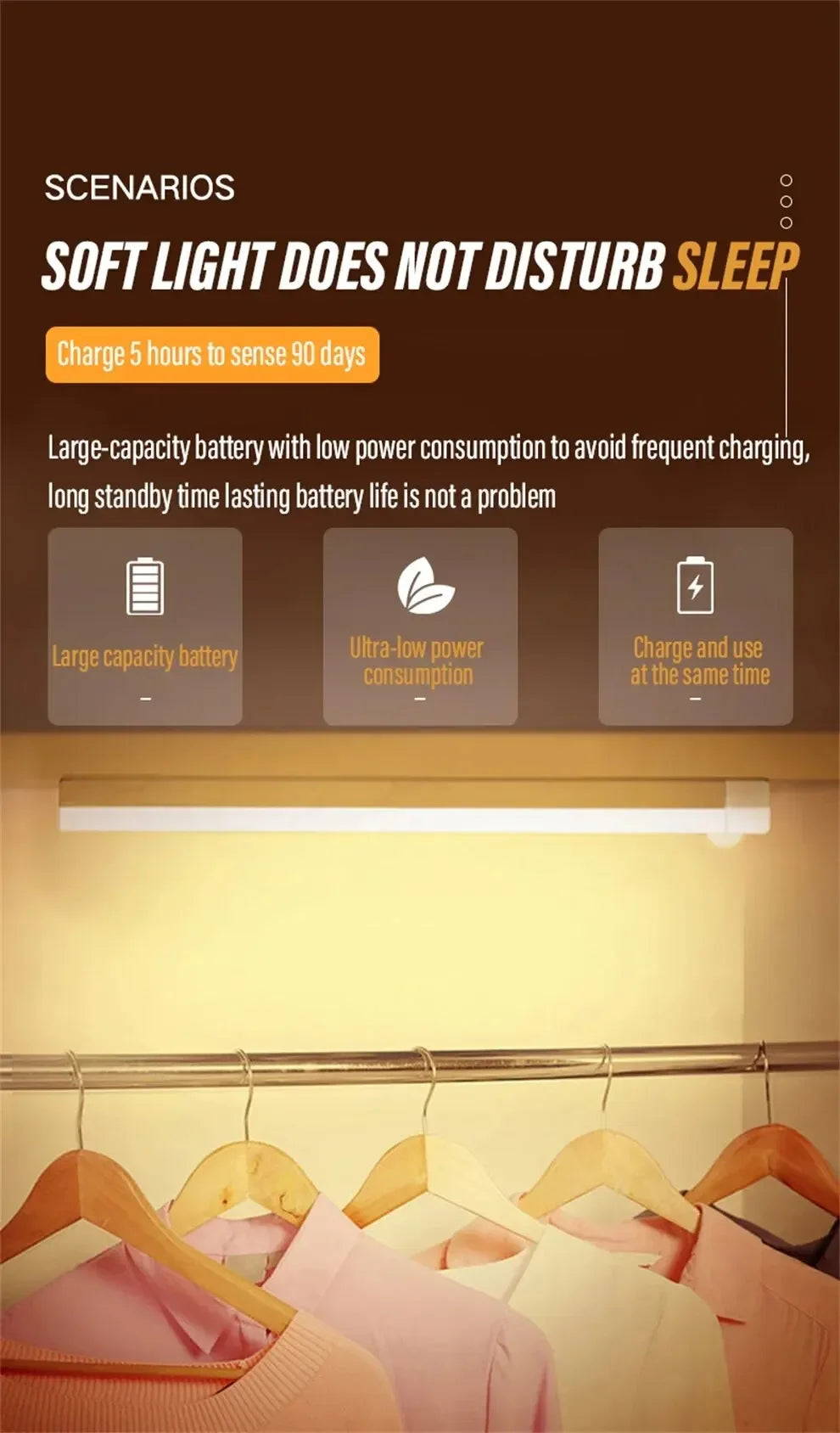 Rechargeable Cabinet Bar Light