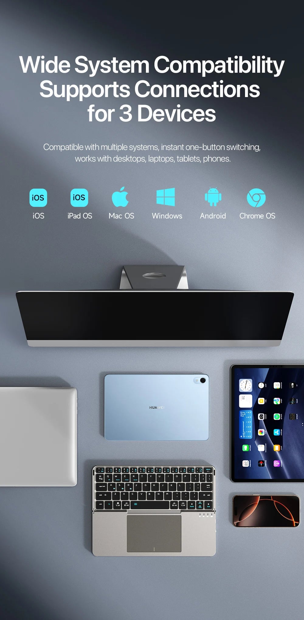 Portable Folding Keypad