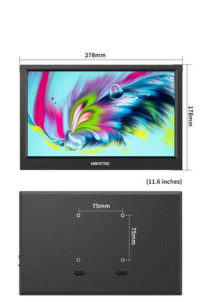 HGFRTEE 11.6-Inch Portable Gaming Monitor