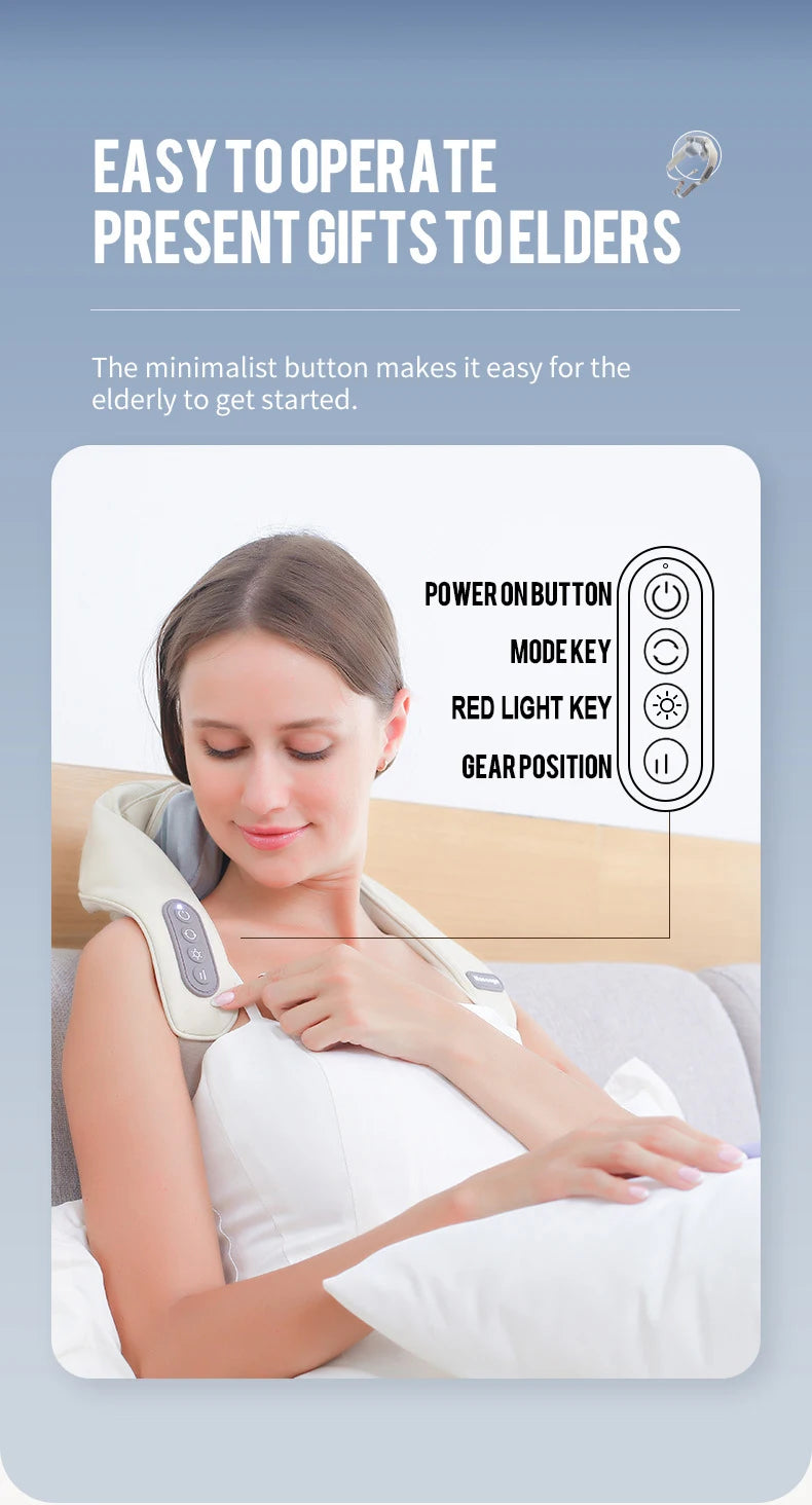Wireless Neck Shoulder Massager