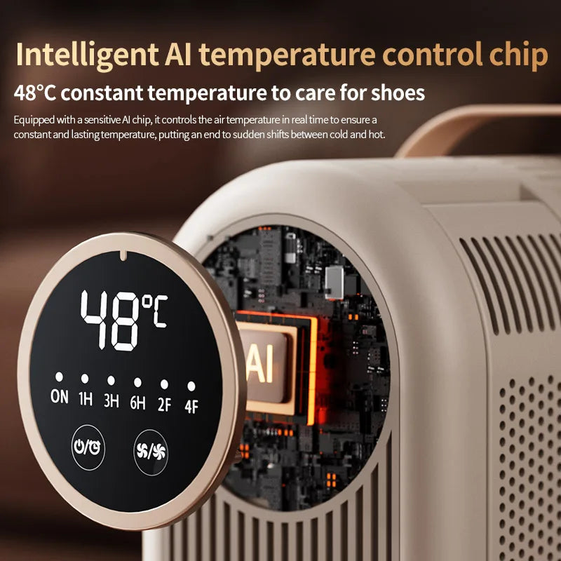 Six Arm Foldable Shoe Dryer