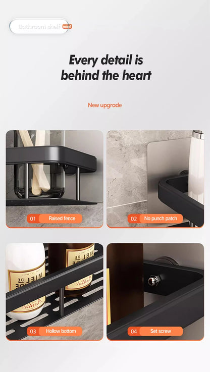 Stainless Steel Bathroom Storage Rack