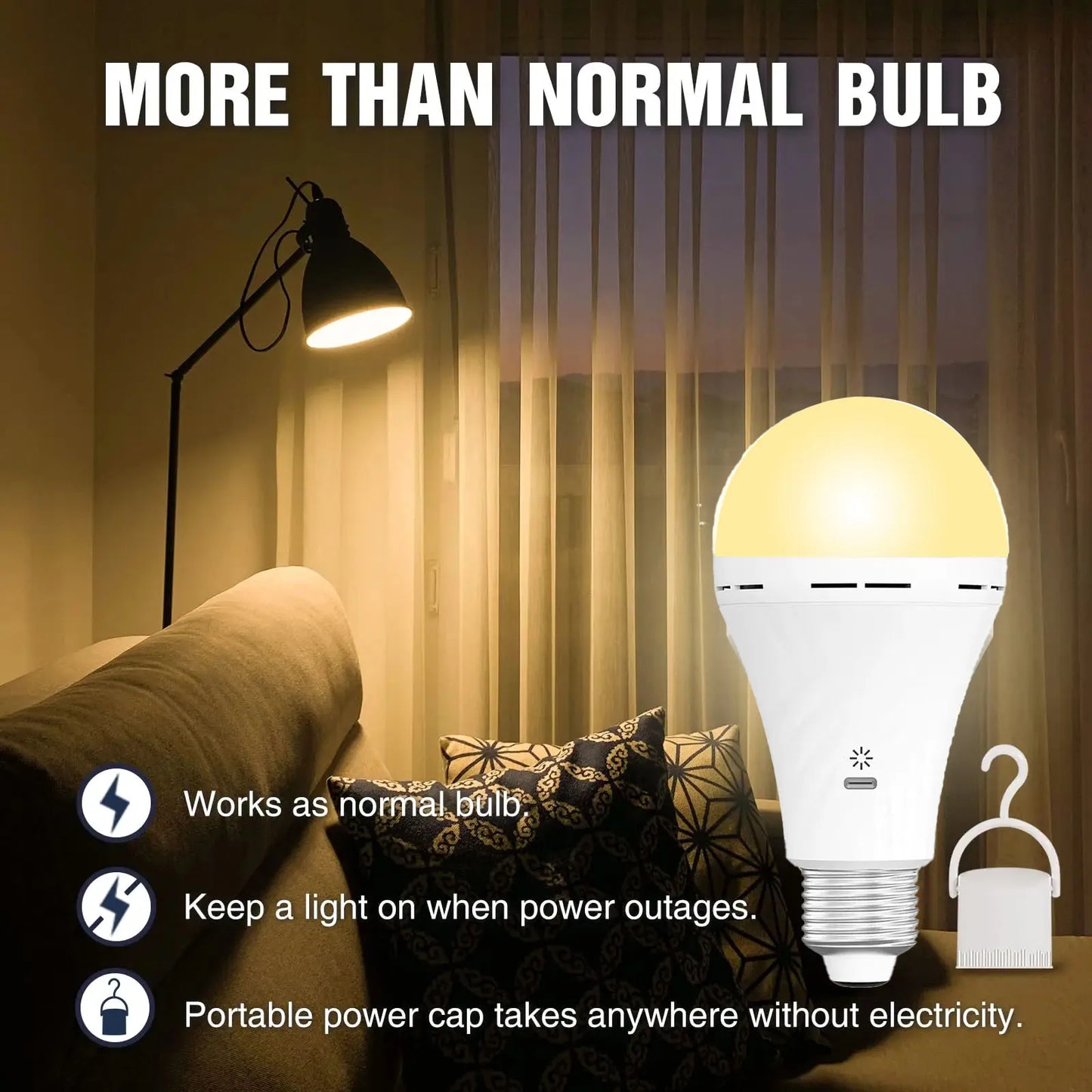 Rechargeable LED Bulb