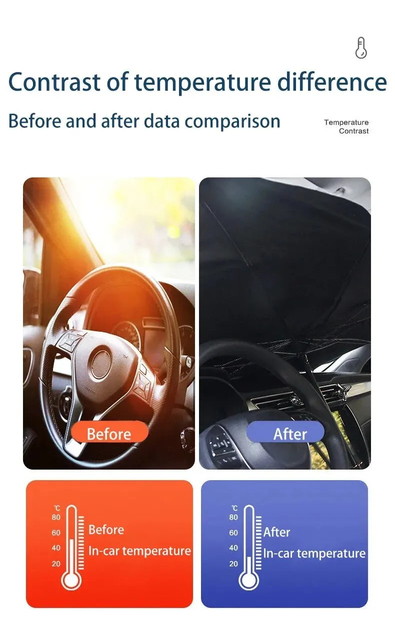 Umbrella Windshield Sunshade