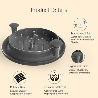 Rotating Meat Shredder