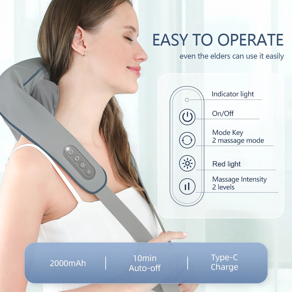 Wireless Neck Shoulder Massager