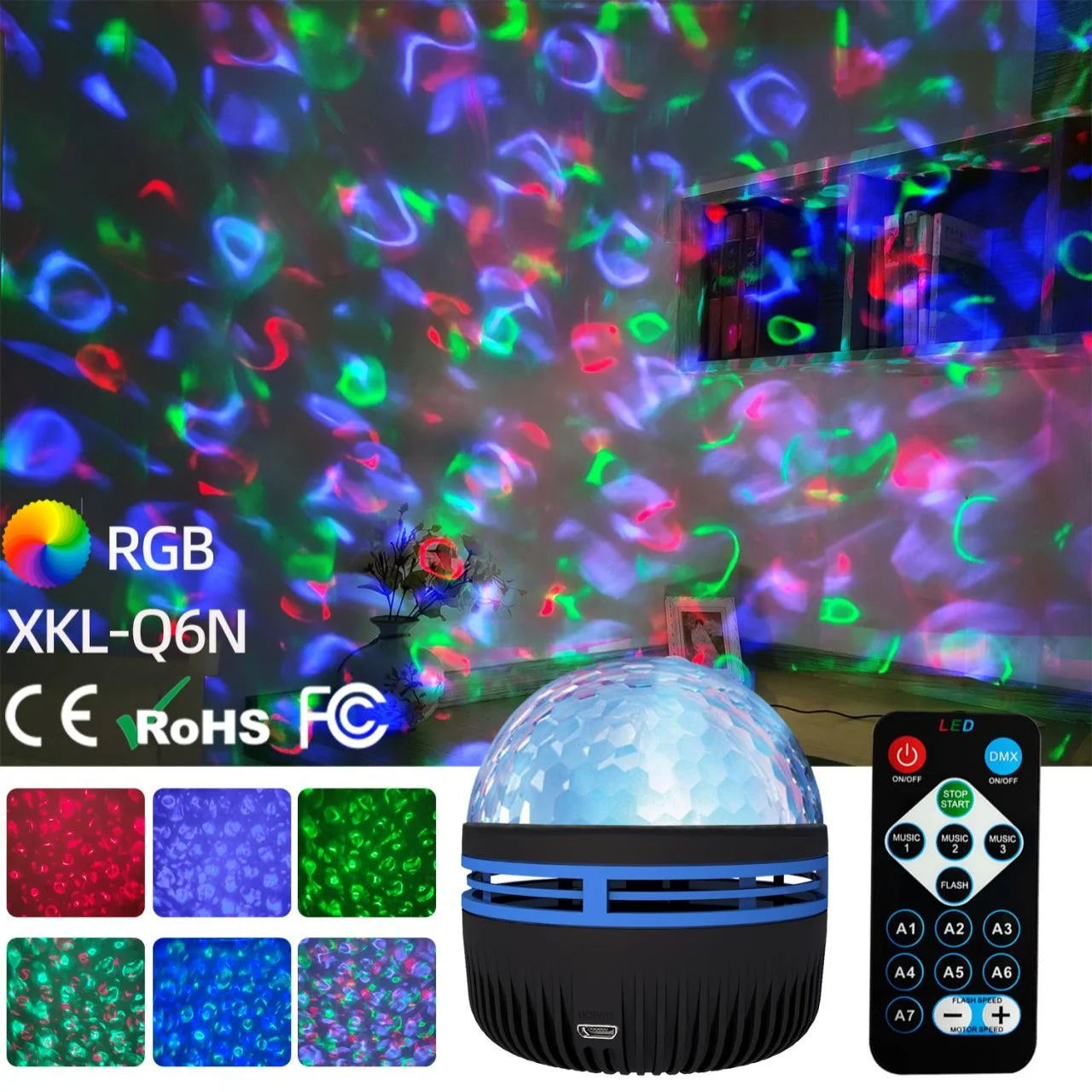 Colorful Galaxy Projector