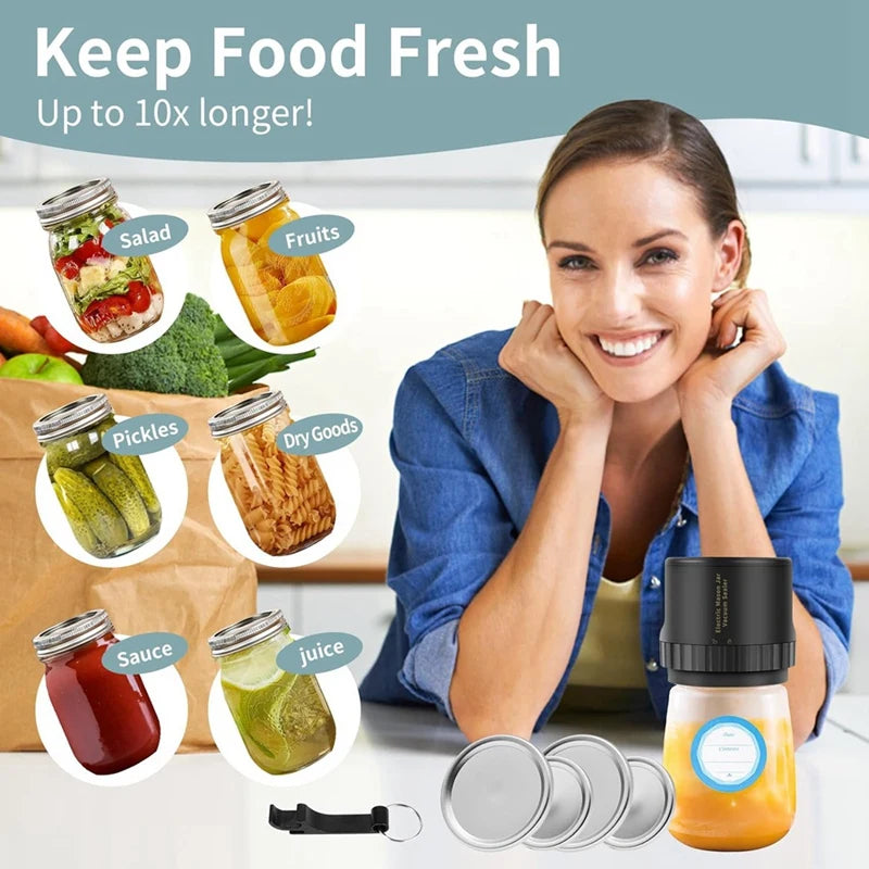 Mason Genie® Vacuum Sealer Kit