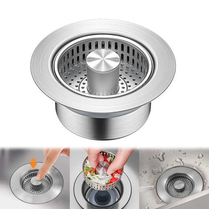 3-in-1 Sink Strainer