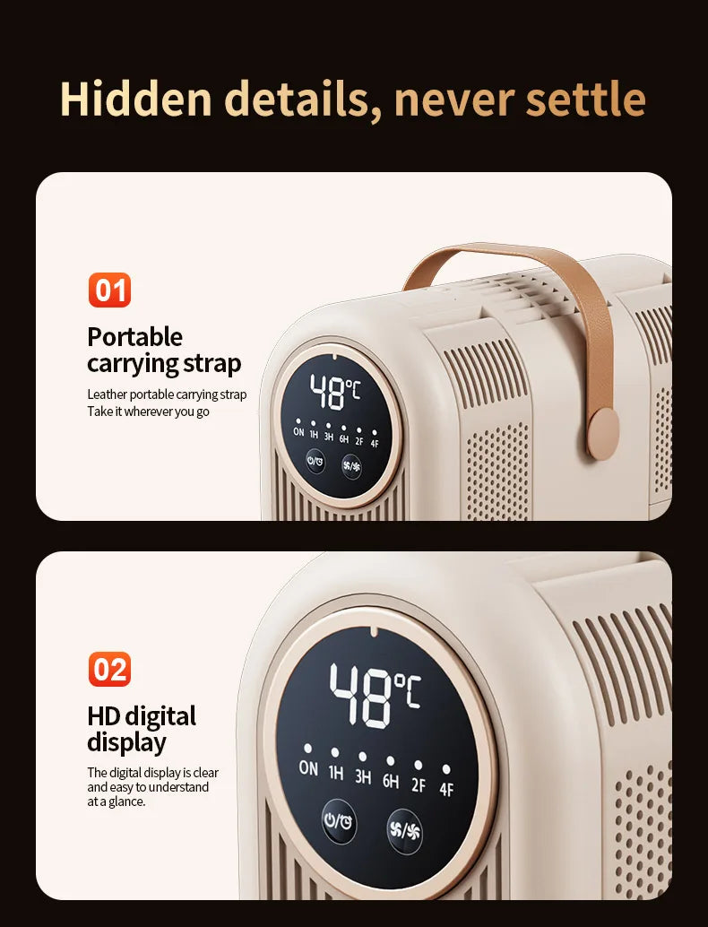 Six Arm Foldable Shoe Dryer