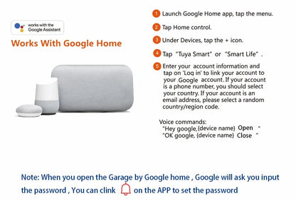 Wofea WiFi Smart Garage Door Opener Controller