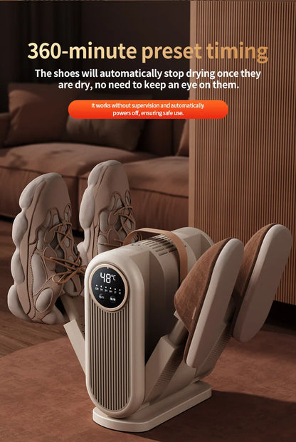 Six Arm Foldable Shoe Dryer